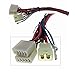 12V Universal Car Electric Power Window Switch Holder Regulator Kits with Wiring Harness for 2 Doors