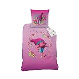 lit troll 100% coton renforcé trolls 044914 True Colors 80 x 80 cm Coton renforcé, Coton, 135 x 200 cm