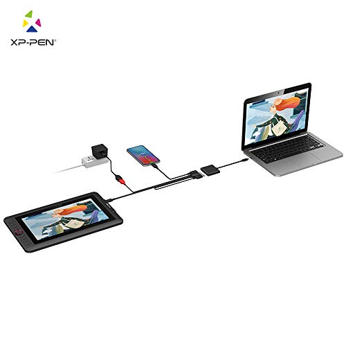 xp pen ACW01 USB C Hub Adaptador USB C a USB 3.3 HDMI 4K PD Ideal para conexión de Tableta gráfica/Monitor/TV/Smartphone - imagen 5