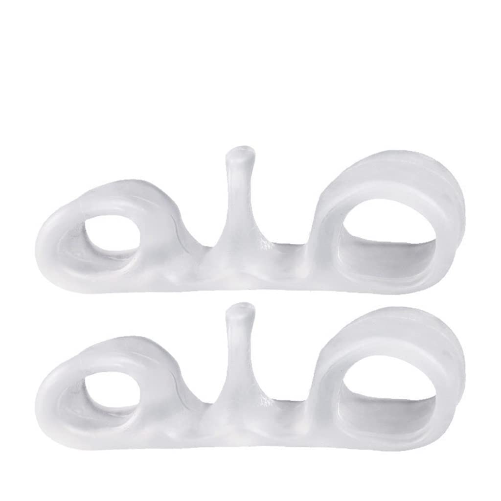 Separadores de Dedos de Gel, cojín Divisor, Corrector de Hallux Valgus, Almohadilla Suave Protectora de separación, Clip para pies, previene los Dedos en Martillo, Alivia el Dolor superpuesto