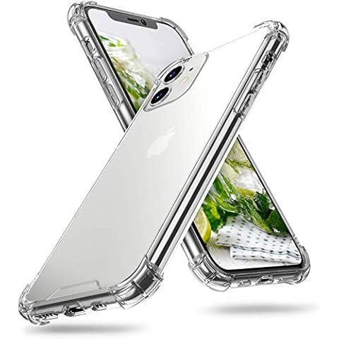 Compatible with iPhone 12 Pro Max Case (2020 New Listing) [Military-Grade Drop Protection] [Shock-Absorbing Corners] Hard PC + Flexible TPU Frame, - Transparent (iPhone 12 pro) Cover