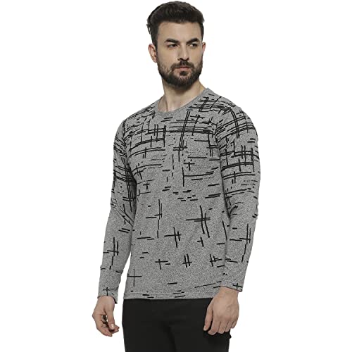Image of CAHOOT Men Solid Crew Neck Sports T Shirt Navy