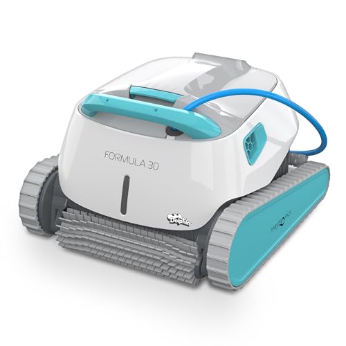 Dolphin Formula 30 Robot limpiafondos automático con Cable para Piscinas enterradas de 12m - Sube Paredes - Filtración Ultra Fina