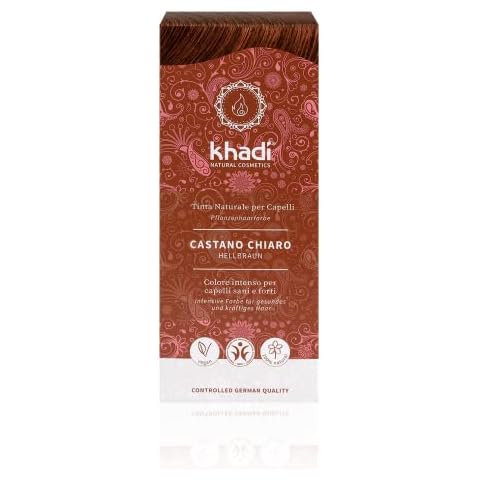 Khadi Tinte Vegetal Light Brown para Cabello Cover