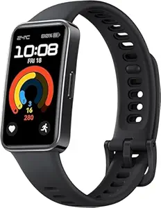 Huawei Band 9, Comfortable All-Day Wearing, Sleep Tracking, Fast Charging, Durable Battery, Intelligent Brightness Adjustments, 100 Different Workout Modes, Compatible with iOS&Android (Black)