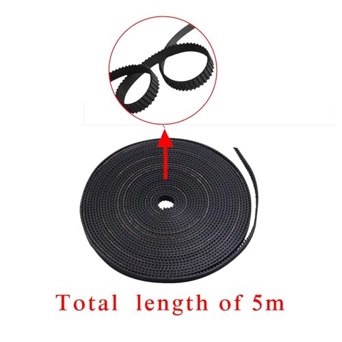 Image of 2M GT2 Timing Belt 6mm Wide Open Loop Neoprene Rubber with Fiberglass Core for 3D Printer CNC XY Axis Precision Motion Systems Drive Transmission