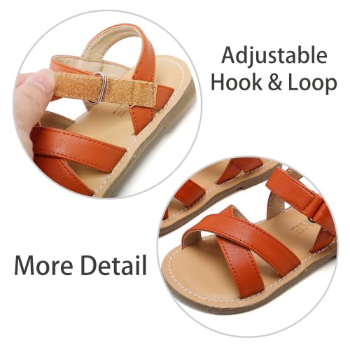 Image of ESTINE Girls Sandal Dress Shoe for Toddler /Little Kid Party School Shoe