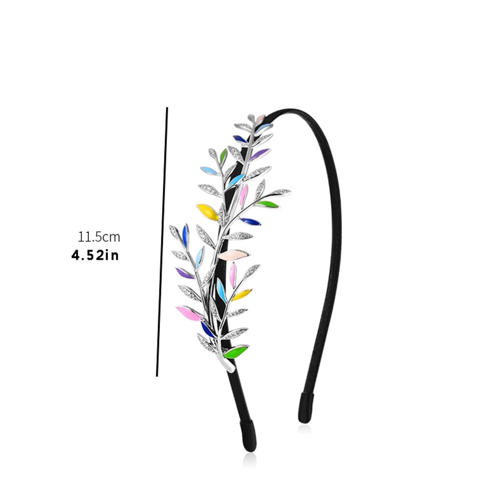 Bobinas Para El Cabello Con Cola De Caballo Gomas Accesorios for el cabello Textura Textura Horquilla Elegante Hoja Hairbanda Señoras Pelo Hairband Horquilla Adecuado for regalos exquisitos de cumplea