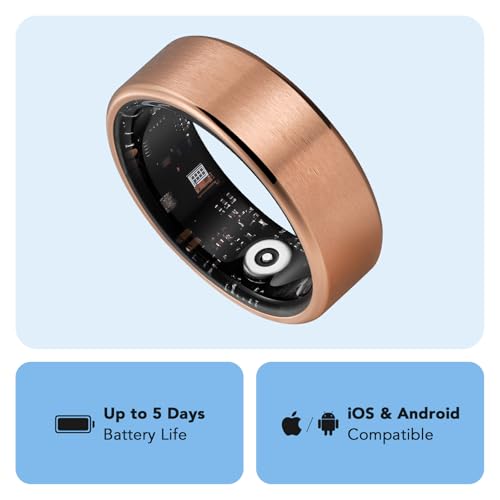 Image of King Will 8mm Men's Smart Rings, Matte Surface Beveled Edge, Waterproof Wedding Band, Comfort Fit