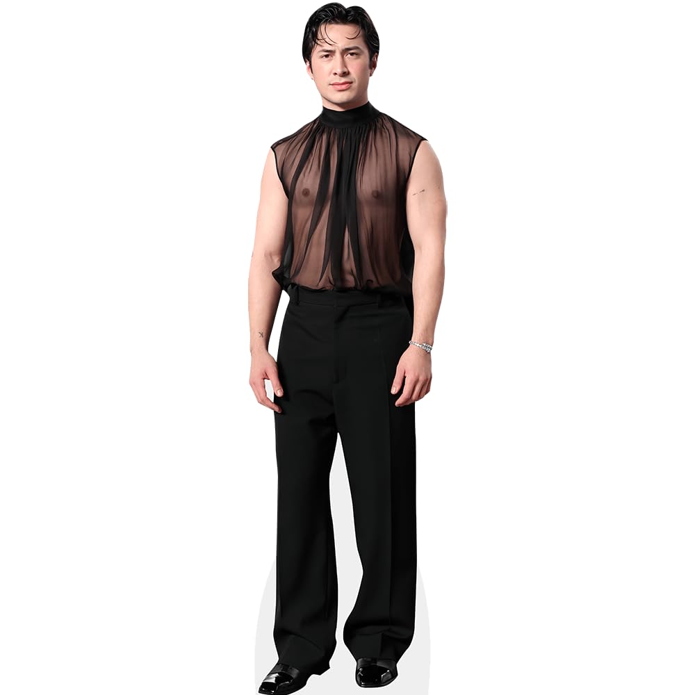 Celebrity Cutouts Life Size Cutout Hudson Williams (Sheer Top)