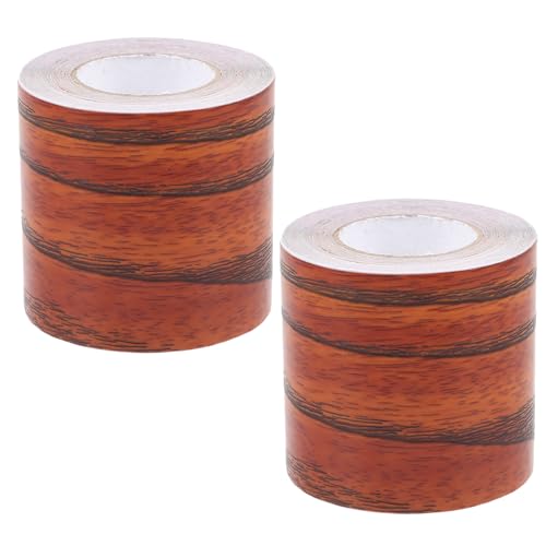 OSALADI 2rollen Holzleisten-wandaufkleber Selbstklebend Und Flexibel Für Sockelleisten Und Fußleisten Abziehbar Und Aufklebbare Zierleisten Holzfurnierplatten Zum Einfachen Anbringen OSALADI 2rollen Holzleisten-wandaufkleber Selbstklebend Und Flexibel Für Sockelleisten Und Fußleisten Abziehbar Und Aufklebbare Zierleisten Holzfurnierplatten Zum Einfachen Anbringen