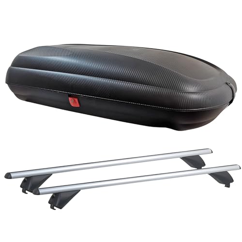 VDP-R003 Dachträger 120cm + Dachbox BA320 320 Liter - universal Relingträger Dachgepäckträger - geschlossene Reling - aus Aluminium - bis 90kg - bündige Schiene - abschließbar VDP-R003 Dachträger 120cm + Dachbox BA320 320 Liter - universal Relingträger Dachgepäckträger - geschlossene Reling - aus Aluminium - bis 90kg - bündige Schiene - abschließbar