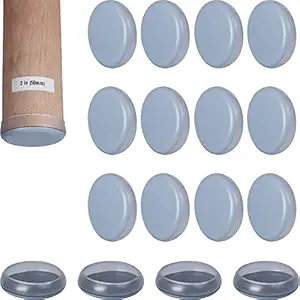 CSFMC Sliders Pads for Round Furniture Legs(2 inches(50mm),16 Pack),Table/Chair/Cabinet/Sofa Glides,Protect The Floor by Sliding Like Magic,Suitable for Carpet, Wood & Ceramic Tile Floor,etc