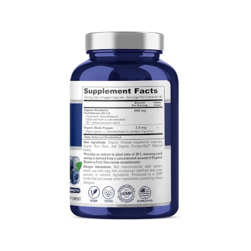 NusaPure Organic Blueberry Extract