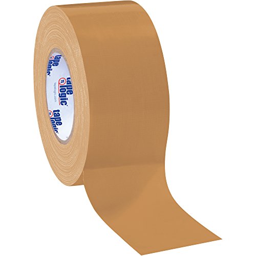 Image of Aviditi (16 Rolls) Tape Logic 3 Inch x 60 Yards Multipurpose Duct Tape, Beige, 10.0 Mil Thick - for Temporary Repairs, Labeling, Patching, Marking and Social Distancing (T988100BEAVI)