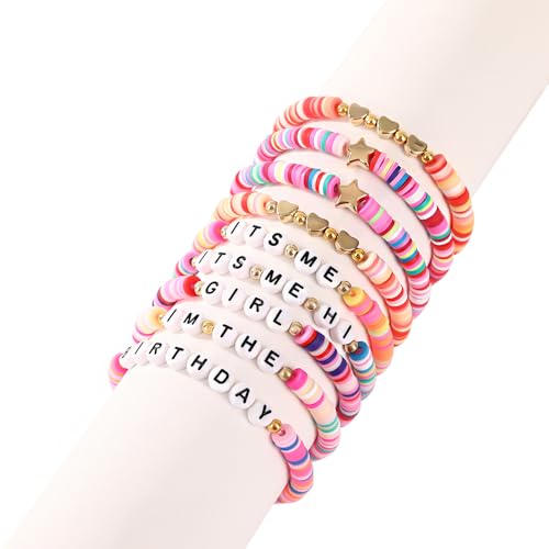 QualityLife 9Pcs Music Lover Friendship Bracelet for Taylor Fans,Singer Birthday Gifts Merch Next Era Bracelets Fashion Jewelry Accessories Gifts for Swiftes3