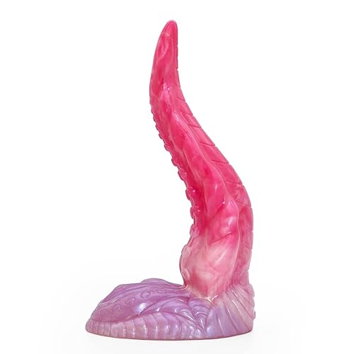 BeHorny Dildo Sex Toy, Liquid Silicone Octopus Tentacle Dildo with Suction Cup