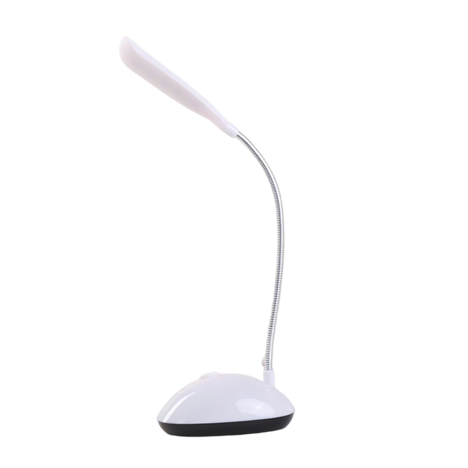 QUEENYARD Battery Powered LED Desk Lamp,Battery Powered LED Desk Lamp 360 Degree Rotation Adjustable Gooseneck Hose Eye Protections Reading Night Light