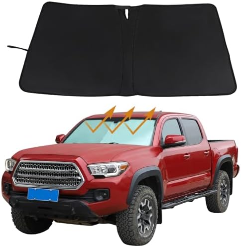 Amazon.com: Aunginsy Front Windshield Sunshade Compatible with Toyota ...