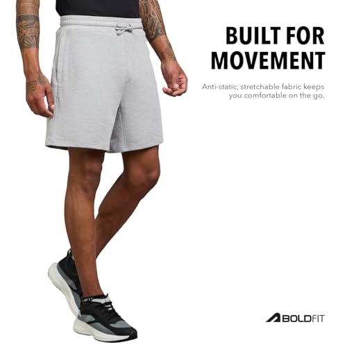 Image of Boldfit Shorts for Men Solid Men Shorts Regular Fit Gym Shorts for Men Workout Yoga Outdoor All Day Shorts for Men All Season Wear Cotton Poly Quick Dry Mens Shorts Yoga Shorts