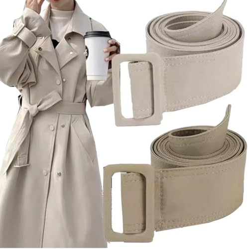 FANCYPUMPKIN Trench Coat Waistband Outerwear Strap Trench Coat Belt Overcoat Replacement Belt2