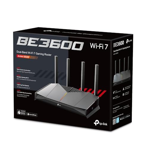TP-Link Archer GE230 Router Gaming WiFi 7 2x2.5mGb