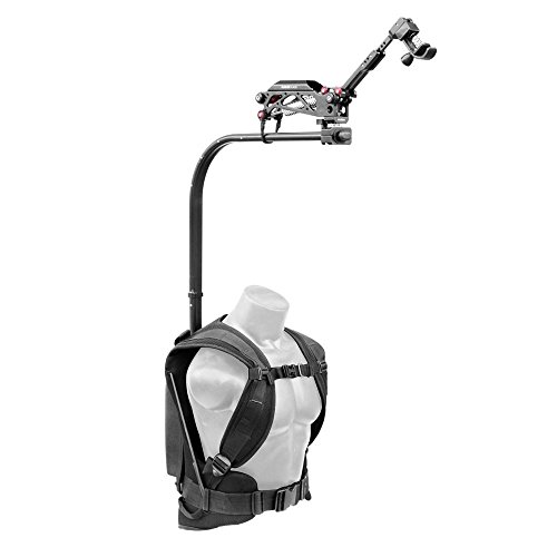 FLYCAM Flowline Professional Body Vest Support with Placid 2-Axis Stabilizing Arm for Camera & 3-Axis Gimbals | Flowline Vest Payload: 3-7.5kg/6.6-16.5lb | Placid Arm Payload: 5-20kg (FLCM-FLN-PA-01)