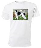  Barsoi Hund T Shirt, Ich liebe Borzois, weiß - Größe: L
