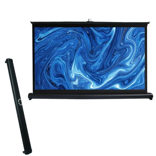 Pantalla portátil retráctil de proyección 30 pulg 4:3
