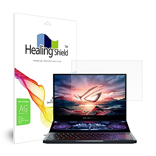 Healingshield �X�L���V�[���t���ی�t�B���� Screen Protector Anti-Fingerprint Anti-Glare Matte Film Compatible with ASUS ROG Zephyrus Duo 15 [A