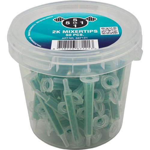 5in1 Mixertips 50 pcs pour éviter le gaspillage de colle bicomposante