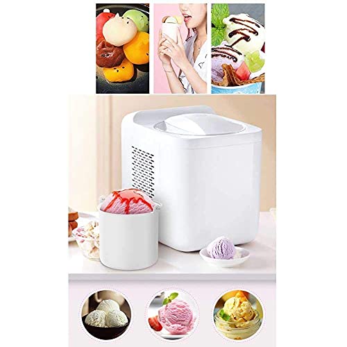 YYAI-HHJU Softeismaschine, 1L Haushaltsautomatische Eismaschine + 135W Hochleistungs-Eismaschine, EIN-Knopf-Bedienung… – Bild 3