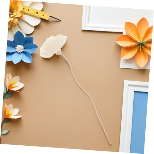 9 varillas difusoras de aromaterapia sin fuego con diseño de flores secas miniatura 4