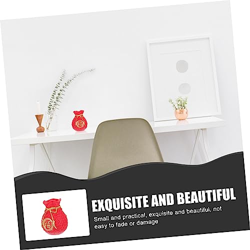 Vaguelly Unique Resin Piggy Bank Lucky Bag Money Box for Home Decor Money Holder for Cash4