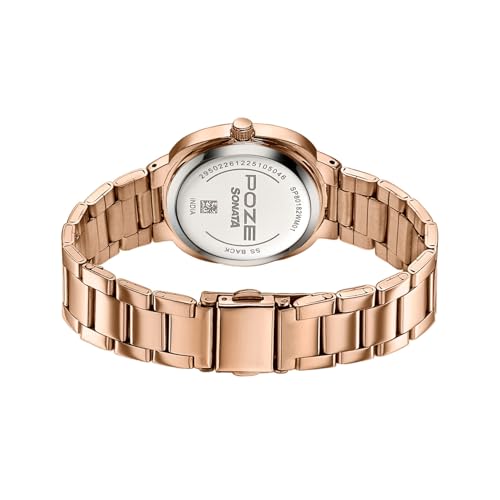 Image of Sonata Poze 9 with Quartz Analog Watch for Women