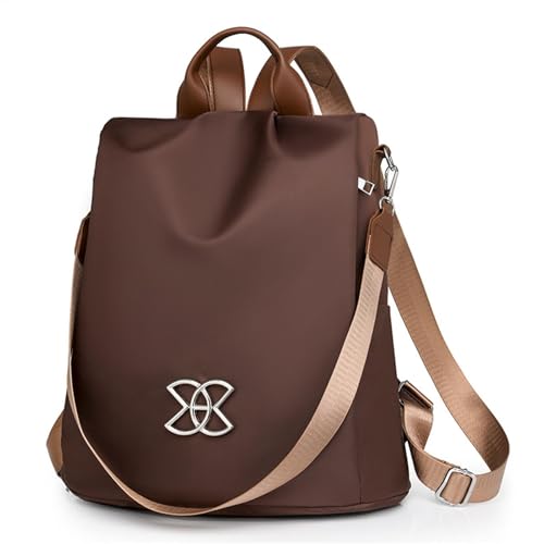 Sac à dos d'épaule antivol pour femme au design épuré et finitions soignées
