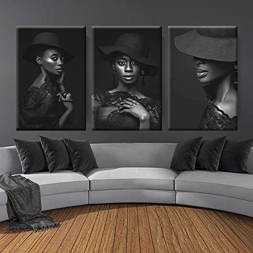 Tableau femmes africaines 60x80cm pour habiller un grand mur vide de salon moderne
