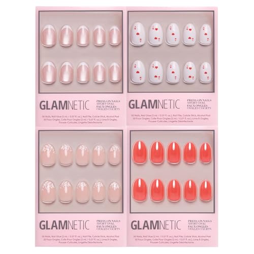 Glamnetic Press-On Nails Bundle - The Oval Affair | 4