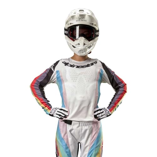 Maillot de motocross Alpinestars Stella Techstar femme XL multicolore pour éliminer la chaleur