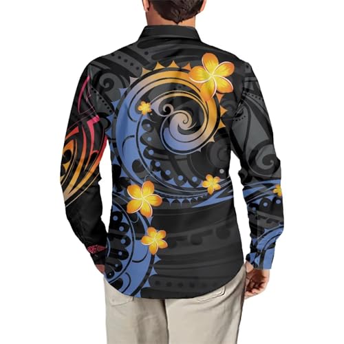 Polynesian Couples Outfits Matching Sets Puletasi Tatau Plus Size Cloak Coat Pants Outfits and Men Aloha Shirts4