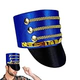 Toy Soldier Costume Hat,Nutcracker Dress Up Top Hat - Christmas Tree Topper Accessories | For Stage Performance Christmas -Carnival Halloween Family Gatherings Parades