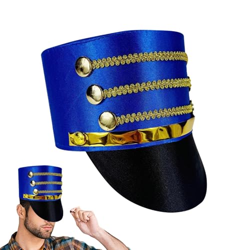 Toy Soldier Costume Hat,Nutcracker Dress Up Top Hat - Christmas Tree Topper Accessories | For Stage Performance Christmas -Carnival Halloween Family Gatherings Parades