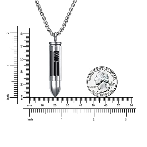 Rnivida Stainless Steel Urn Ashes Pendant Necklace with Cross Bible Verse, Urn Necklace for Men4