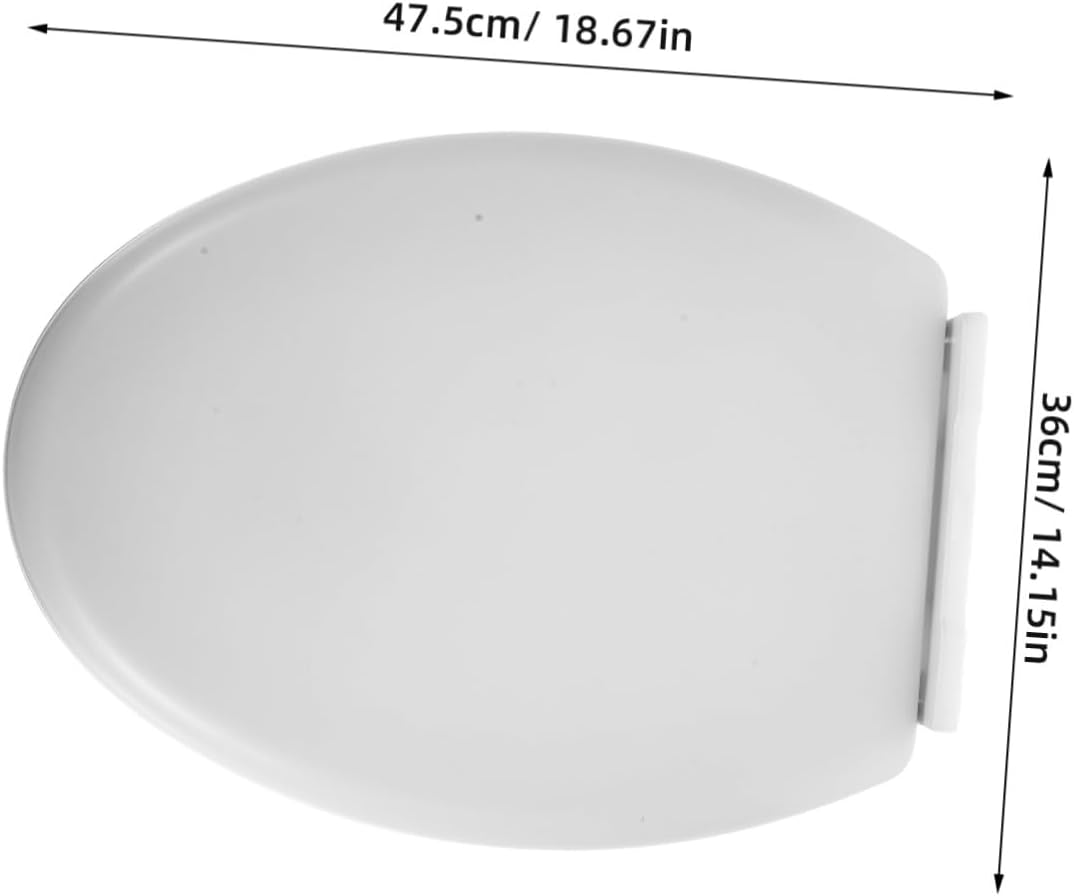 Mipcase Thickened Toilet Seat Cover for Standard Toilets and Easy to Clean Bathroom Accessory Comfortable and Easy to Install Bathroom Supply