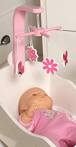 Playtime by Eimmie Cradle Set - Doll Accessories - Bedroom Set for 18 Inch Dolls