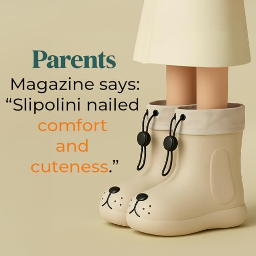 Toddler Rain Boots – Premium Kids Rain Boots for Boys & Girls with Non-Slip Soles – Children's EVA Outdoor Shoes - Puppy Paw Design2