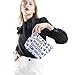 Gzrlyf Doves Pearls Sorority Gift Blue N White Makeup Bag Sorority Cosmetic Bag Case (DOVES PEARLS)