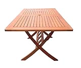 GRASEKAMP Qualität seit 1972 Gartentisch Klapptisch Rio Grande 160x90cm Eukalyptus Gartenmöbel Holztisch - 4