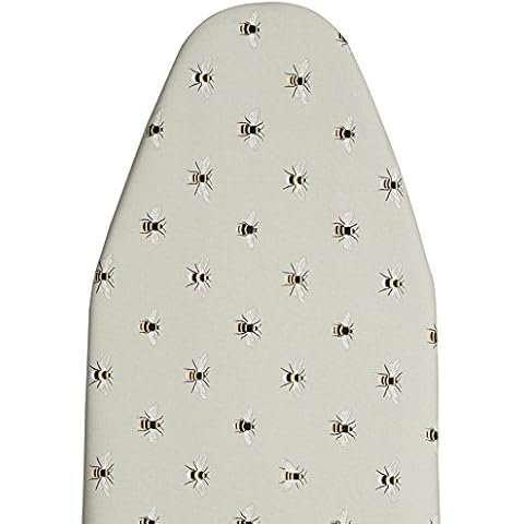 Sophie Allport - Bees Ironing Board Cover, Thick Durable 6mm Padded Foam, Drawstring, Fits up to 125cm x 46 cm Cover
