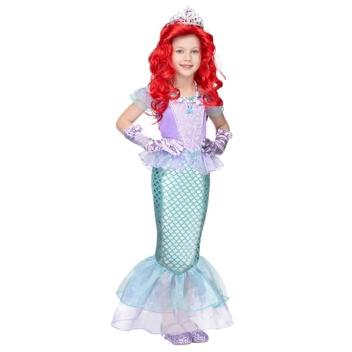 Disfraz de Sirena Princesa para Niñas Talla S miniatura 3
